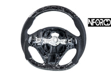 Load image into Gallery viewer, BMW F-Series Forged Carbon Fibre & Suede Flat-Bottom Steering Wheel (F20 F21 F22 F23 F30 F31 F34 F35 F32 F33) – M Sport Style, Direct Replacement, Retains OEM Airbag/Buttons, Paddle Shift Compatible