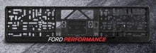 Load image into Gallery viewer, Ford Performance Number Plate Surrounds – Multi-Colour Logo | Sold as a Pair