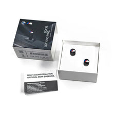 Load image into Gallery viewer, Genuine BMW M Performance Door Lock Pins (Set of 2) - Black Anodised Aluminium with M Logo - OEM Interior Upgrade - Fits BMW 1 2 3 4 5 6 7 8 Series, X1-X7, Z3/Z4, i3/i4/i8 (E/F/G Series)