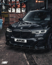 Load image into Gallery viewer, Gloss Black Front Splitter Lip Spoiler Kit with Winglets for BMW X7 (G07) M Sport 2018+ | Paint Code 668 Competition Style