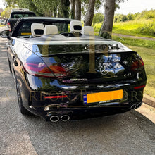 Load image into Gallery viewer, C43 Style Gloss Black Rear Diffuser & Exhaust Tips for Mercedes Benz W205 C Class & C63 Coupe 15-21