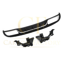Load image into Gallery viewer, Z Style Gloss Black Rear Diffuser & Exhaust Tips for Mercedes Benz W205 C Class & C63 Saloon & Estate 15-21