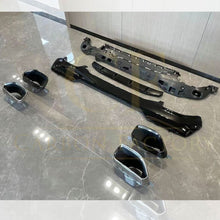 Load image into Gallery viewer, 440 Style Gloss Black Rear Diffuser with Exhaust Tips for BMW 4 Series G22 20-Present