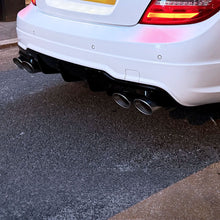 Load image into Gallery viewer, AMG Style Gloss Black Rear Diffuser for Mercedes Benz W204 C Class 12-14