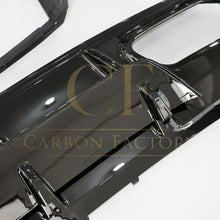 Load image into Gallery viewer, AMG Style Gloss Black Rear Diffuser with Exhaust Tips for Mercedes Benz W176 A Class 13-18