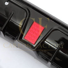 Load image into Gallery viewer, Brabus Style Gloss Black Rear Diffuser & Exhaust Tips for Mercedes Benz W205 C Class & C63 Saloon 15-21