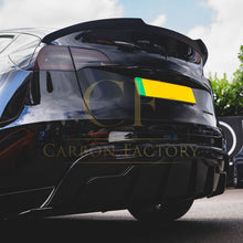 Load image into Gallery viewer, Competition Style Gloss Black Rear Diffuser for Tesla Model Y 19-24