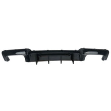 Load image into Gallery viewer, Competition Style Gloss Black Rear Diffuser Quad Exhaust for BMW F10 5 Series 10-17