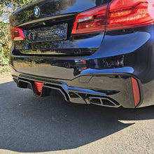 Load image into Gallery viewer, CS Style Gloss Black Rear Diffuser for BMW G30 G31 5 Series M Sport 17-24