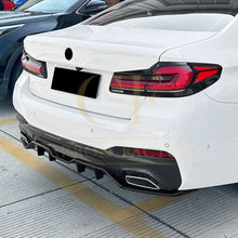 Load image into Gallery viewer, Gloss Black Rear Bumper Extension for BMW G30 G31 5 Series LCI M Sport 22-24