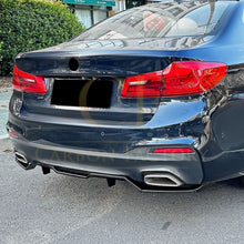 Load image into Gallery viewer, Gloss Black Rear Bumper Extension for BMW G30 G31 5 Series Pre-LCI M Sport 17-20
