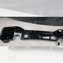 Load image into Gallery viewer, Gloss Black Rear Diffuser Dual Exhaust for BMW F20 1 Series LCI 15-19