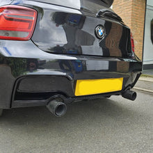 Load image into Gallery viewer, Gloss Black Rear Diffuser Dual Exhaust for BMW F20 1 Series Pre-LCI 12-14