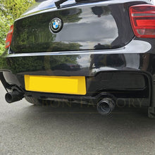 Load image into Gallery viewer, Gloss Black Rear Diffuser Dual Exhaust for BMW F20 1 Series Pre-LCI 12-14