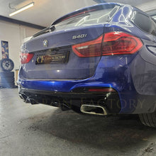 Load image into Gallery viewer, Gloss Black Rear Diffuser for BMW G30 G31 5 Series M Sport 540 550 17-24