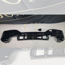 Load image into Gallery viewer, Gloss Black Rear Diffuser Quad Exhaust for BMW F20 1 Series LCI 15-19