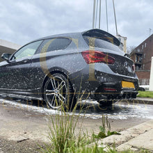 Load image into Gallery viewer, Gloss Black Rear Diffuser Twin Exhaust for BMW F20 1 Series LCI 15-19