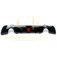 Load image into Gallery viewer, LED Style Gloss Black Rear Diffuser Dual Exhaust for BMW E90 E91 3 Series 05-13