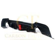 Load image into Gallery viewer, LED Style Gloss Black Rear Diffuser Dual Exhaust for BMW E90 E91 3 Series 05-13