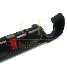 Load image into Gallery viewer, LED Style Gloss Black Rear Diffuser Dual Exhaust for BMW E90 E91 3 Series 05-13