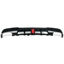 Load image into Gallery viewer, LED Style Gloss Black Rear Diffuser Quad Exhaust for BMW E90 E91 3 Series 05-13