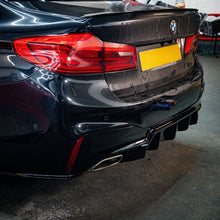 Load image into Gallery viewer, M5 Style Gloss Black Rear Diffuser for BMW G30 G31 5 Series M Sport 17-24