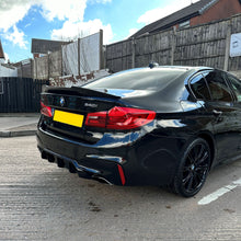 Load image into Gallery viewer, M5 Style Gloss Black Rear Diffuser for BMW G30 G31 5 Series M Sport 17-24
