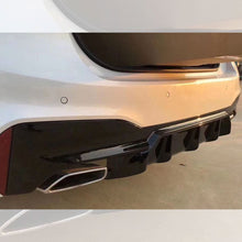 Load image into Gallery viewer, M5 Style Gloss Black Rear Diffuser for BMW G30 G31 5 Series M Sport 17-24