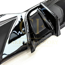Load image into Gallery viewer, RK Style Gloss Black Rear Diffuser Quad Exhaust for BMW 3 Series G20 G21 Pre-LCI 19-22