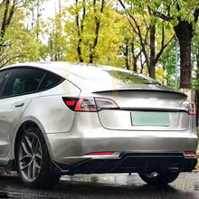 Load image into Gallery viewer, TR Style Gloss Black Rear Diffuser for Tesla Model 3 16-23