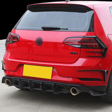 Load image into Gallery viewer, TR Style Gloss Black Rear Diffuser for VW Golf MK7.5 GTI 17-20