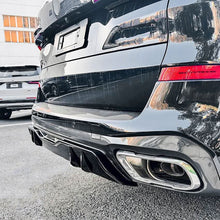Load image into Gallery viewer, V Style Gloss Black Rear Diffuser for BMW G05 X5 19-25