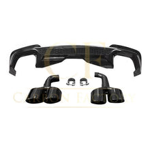 Load image into Gallery viewer, V Style Gloss Black Rear Diffuser with Exhaust Tips for BMW G01 X3 18-21
