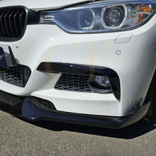 Load image into Gallery viewer, Gloss Black Fog Light Trims for BMW F30 F31 3 Series M Sport 12-19