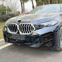 Load image into Gallery viewer, Gloss Black Front Bumper Trims for BMW G06 X6 LCI 23-25