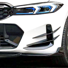 Load image into Gallery viewer, Gloss Black Front Canards for BMW 3 Series G20 G21 LCI 23-Present