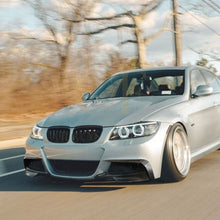 Load image into Gallery viewer, Gloss Black Front Canards for BMW E90 3 Series LCI 09-13