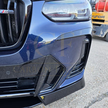 Load image into Gallery viewer, Gloss Black Front Canards for BMW G01 X3 G02 X4 LCI 22-24