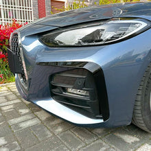 Load image into Gallery viewer, Gloss Black Front Canards for BMW G22 G23 4 Series 20-Present