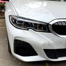Load image into Gallery viewer, Gloss Black Headlight Trims for BMW 3 Series G20 G21 Pre-LCI 19-22