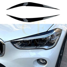 Load image into Gallery viewer, Gloss Black Headlight Trims for BMW F48 X1 16-22