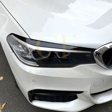 Load image into Gallery viewer, Gloss Black Headlight Trims for BMW G30 G31 Pre-LCI 5 Series 17-20