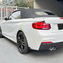 Load image into Gallery viewer, Gloss Black Rear Bumper Spats for BMW F22 F23 2 Series 14-20