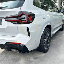 Load image into Gallery viewer, Gloss Black Rear Bumper Spats for BMW G01 X3 LCI 22-24