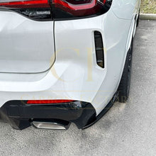 Load image into Gallery viewer, Gloss Black Rear Bumper Spats for BMW G01 X3 LCI 22-24