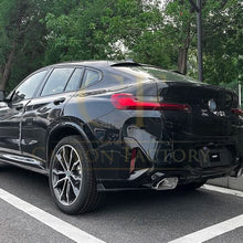 Load image into Gallery viewer, Gloss Black Rear Bumper Spats for BMW G02 X4 LCI 22-24