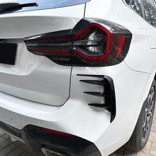 Load image into Gallery viewer, Gloss Black Rear Bumper Trims 2 for BMW G01 X3 LCI 22-24
