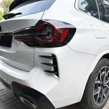 Load image into Gallery viewer, Gloss Black Rear Bumper Trims 2 for BMW G01 X3 LCI 22-24
