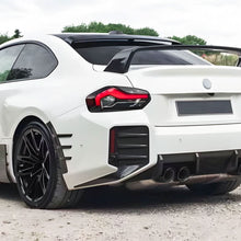 Load image into Gallery viewer, Gloss Black Rear Bumper Trims for BMW G87 M2 23-Present