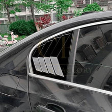 Load image into Gallery viewer, Gloss Black Window Louver Vent for BMW E60 5 Series inc M5 05-10